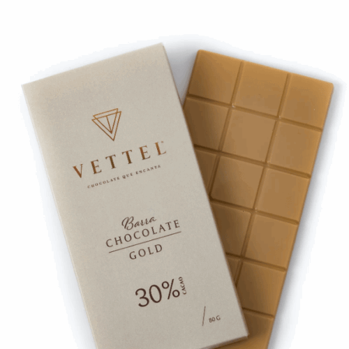 Barra de Chocolate Dorado 30% Cacao 80 g