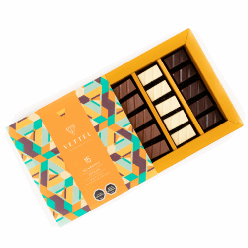 chocolate sin azucar, bombon macizo, regalo en chocolate