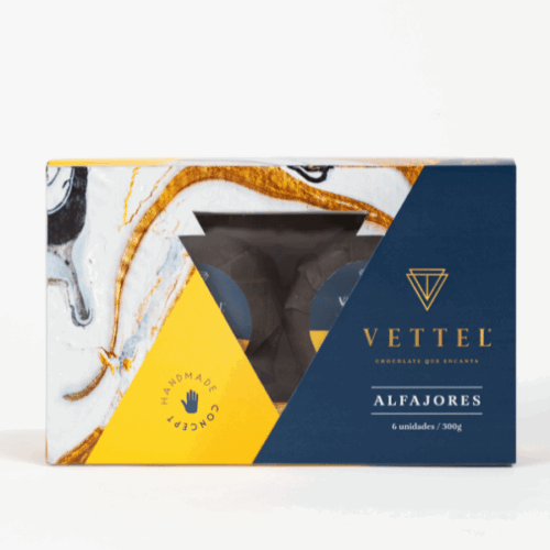 Alfajores artesanales, hechos a mano para regalar chocolate